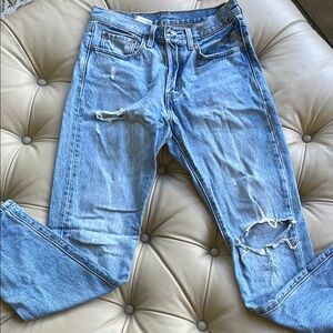 Women’s Levi’s 501 S Skinny Distressed Jeans